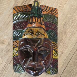 Mayan Hand Carved Handpainted Folk Art Wood